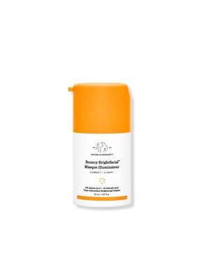 Drunk Elephant Bouncy Brightfacial™ Masque Illuminator — Orange & White